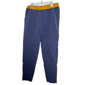 Cotopaxi Men's S Blue Baja Nylon Outdoor Hiking Pants Elastic Waist Zip Pocket